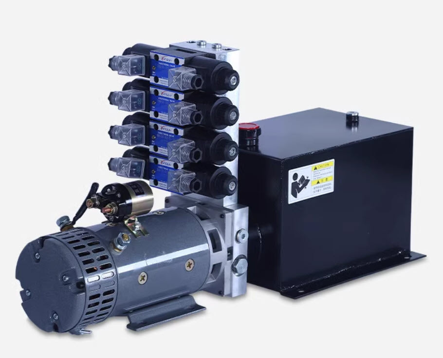 ชุดปั๊มไฮดรอลิค hydraulic power unit assembly 12V24V สำหรับเครื่องจักรหนัก ปั๊มแรงดันสูง ประสิทธิภาพสูงและใช้งานง่าย