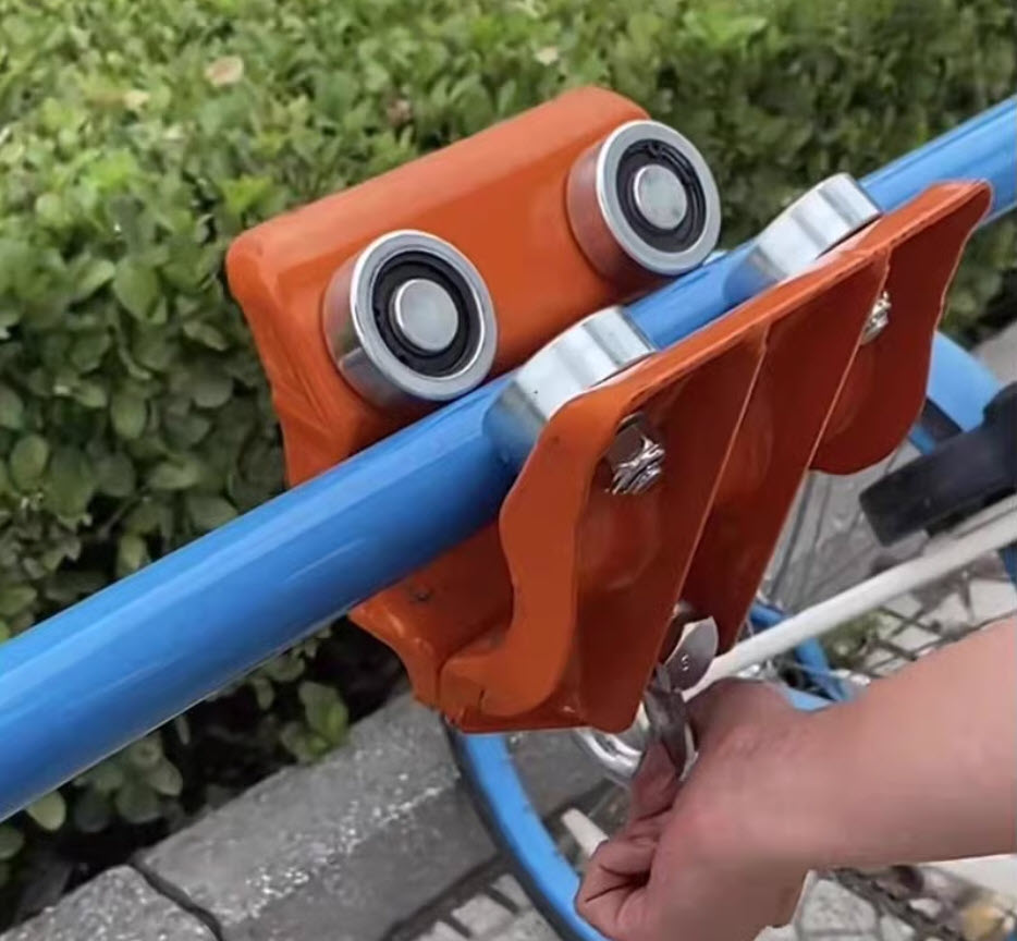 ล้อรางติดเหล็กฉาก เหล็กกล่อง เหล็กแป๊ป pulley support 220V รับน้ำหนัก 200Kg