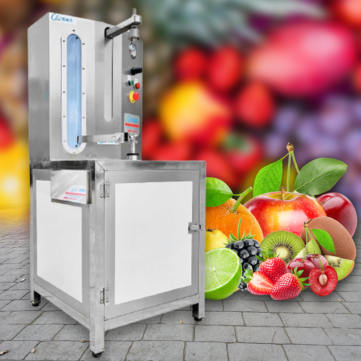 เครื่องปอกเปลือกผลไม้ไฟฟ้า Electric Peeling Machine ระบบลม รุ่น CY-HXP11