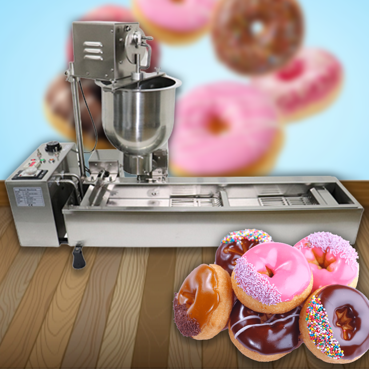 เครื่องทำโดนัทไฟฟ้า Electric Doughnut Machine รุ่น T-101