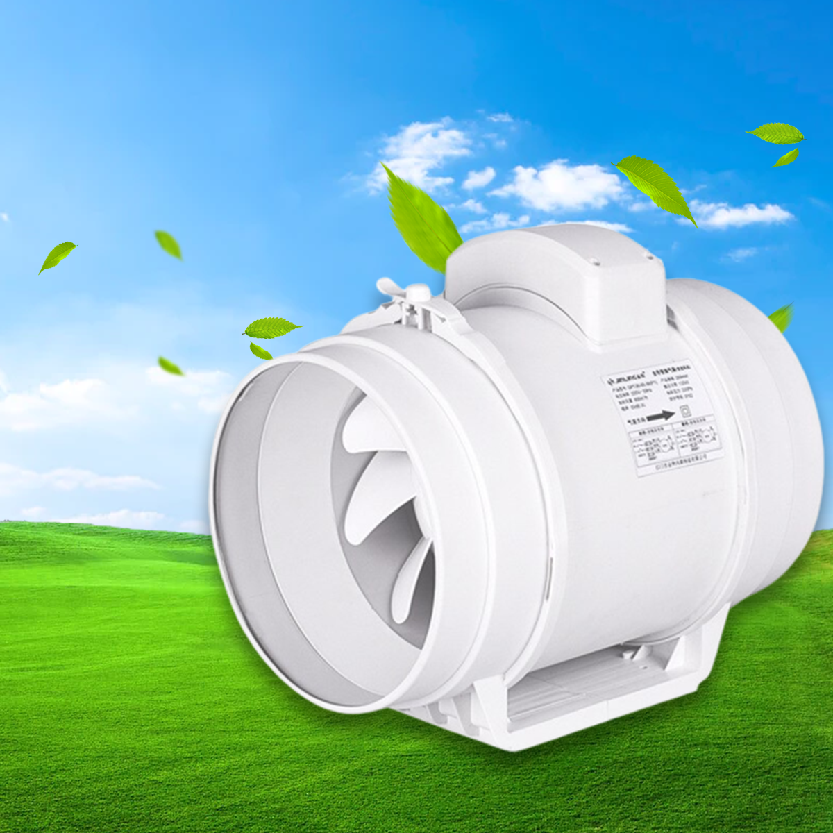 พัดลมระบายอากาศ Inline Exhaust Fan รุ่น FDPT20-54AX0 พัดลมดูดอากาศ ภายในบ้าน และ อุตสาหกรรม