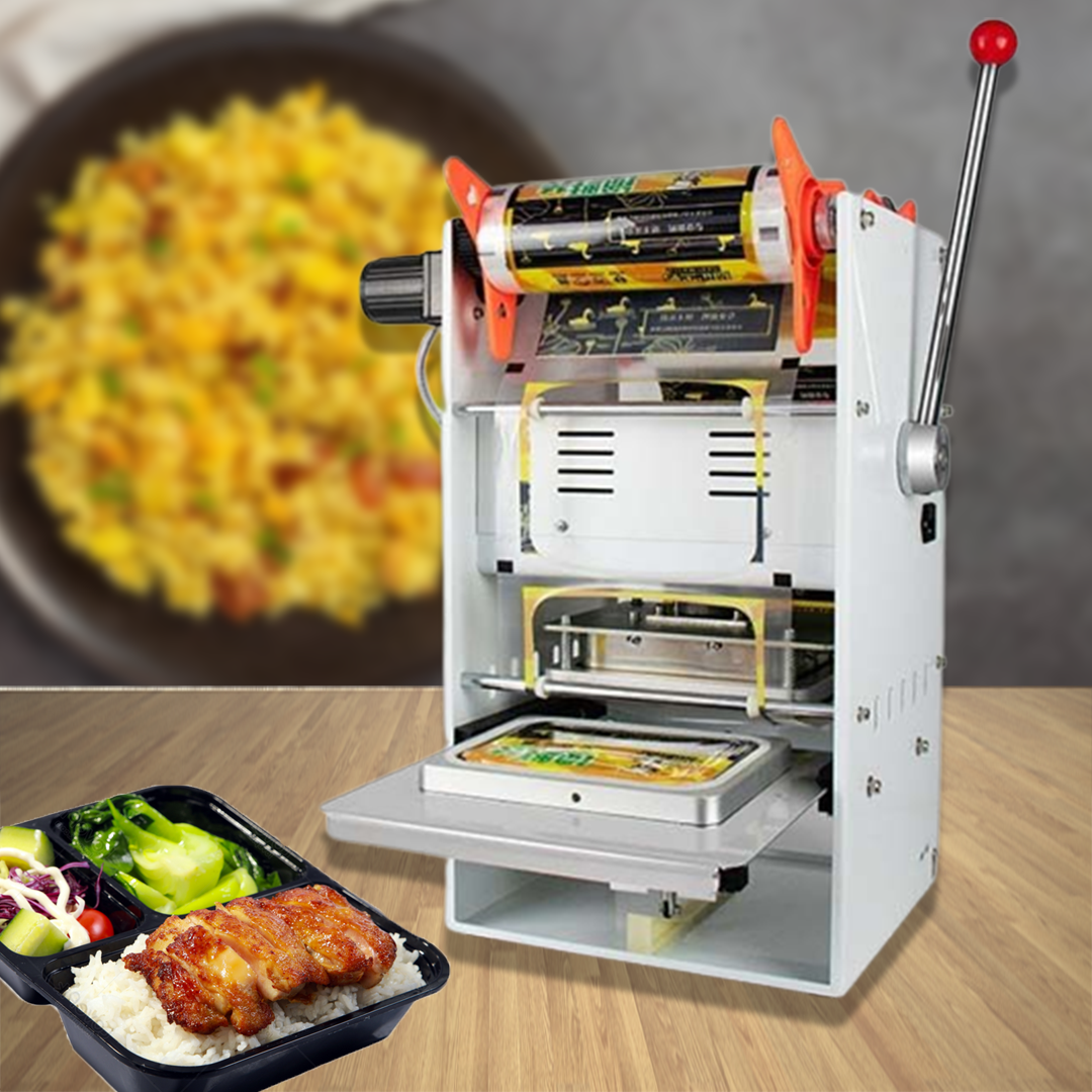 เครื่องซีลถาดอาหาร WM1712 กำลัง 300 วัตต์ 0-300C กล่อง 17x12cm