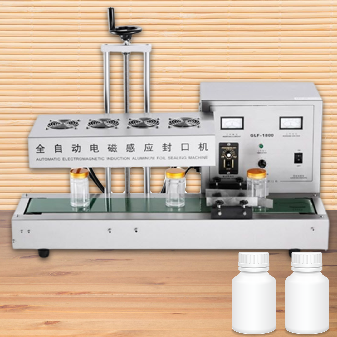 เครื่องซีลฝาขวด 20-70mm อัติโนมัติ GLF-1800-1920 กำลัง 1800วัตต์ สายพาน