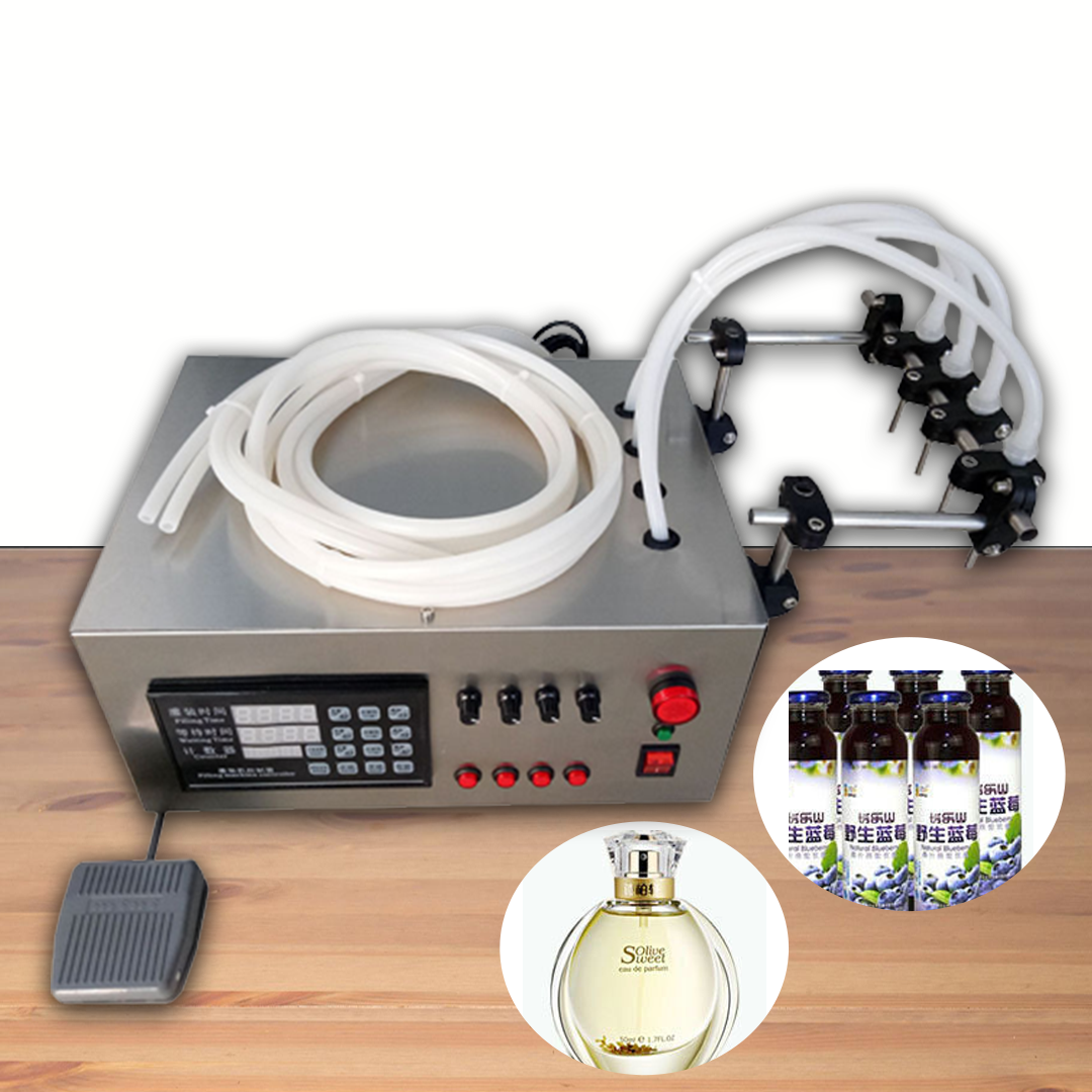 เครื่องบรรจุ สายพานต่อเนื่อง ป้องกันฝุ่น พร้อมระบบปิดฝา Dust Cover Fully Automatic Liquid Filling and Capping Machine All-in-one