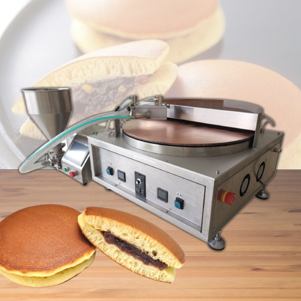 เครื่องทำโดรายากิ หยอดแป้ง พร้อมหมุนทำความร้อน HZ-TL300 Dorayaki Machine