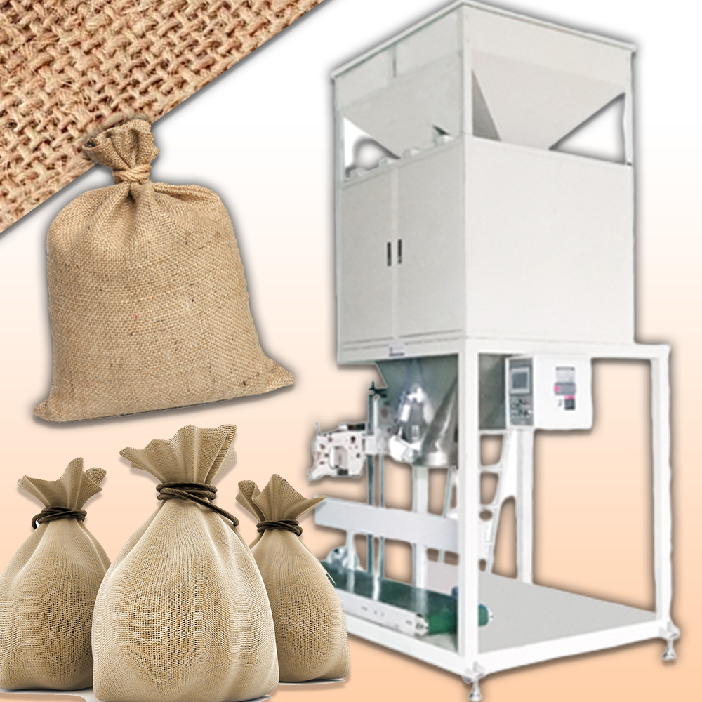 เครื่องบรรจุกระสอบ ขนาดใหญ่ Automatic Weighing and Packaging Machine รุ่น NH-100A-25 พร้อม เย็บปิดกระสอบ ในตัว