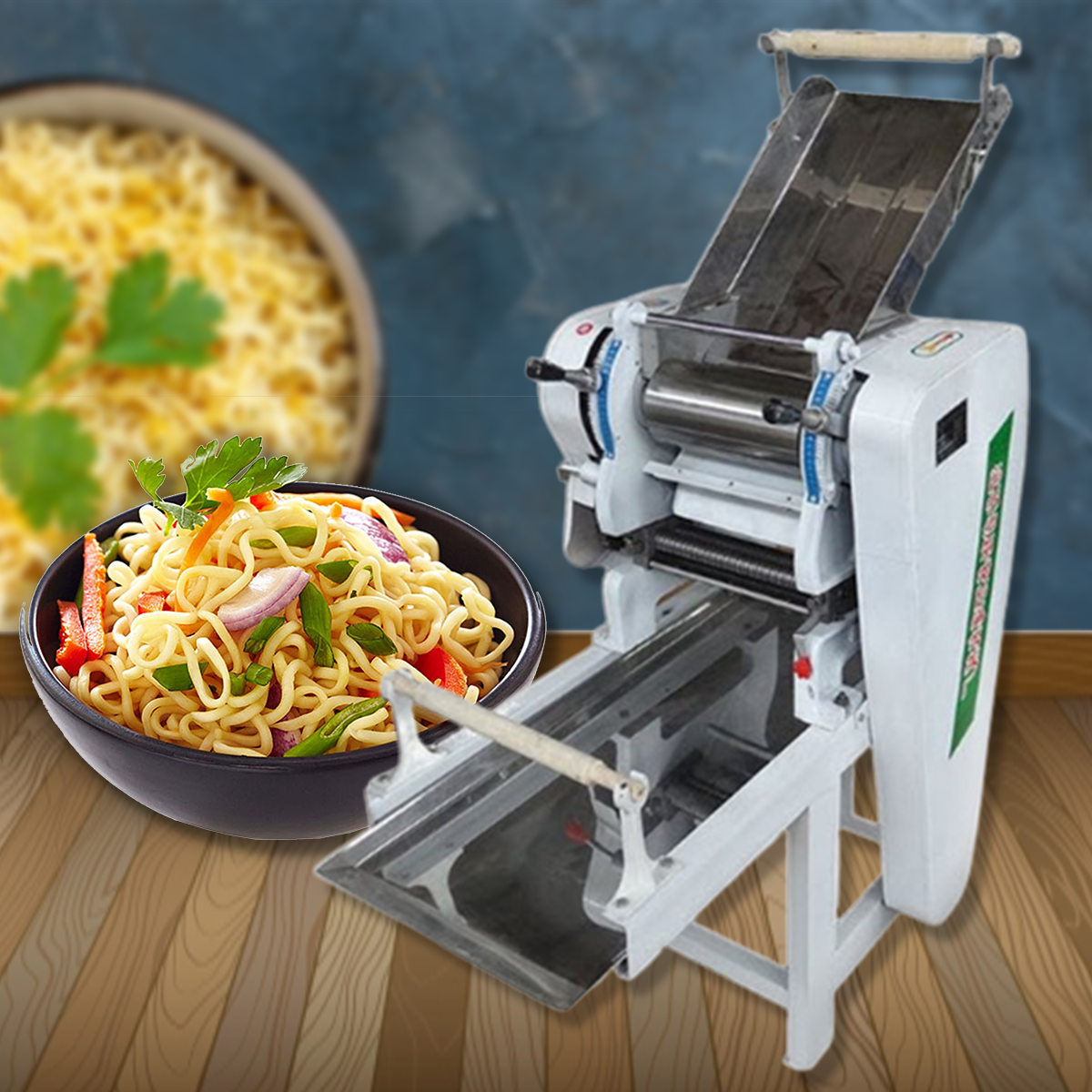 เครื่องรีด ทำเส้นก๋วยเตี๋ยว Stainless steel noodle pressing machine