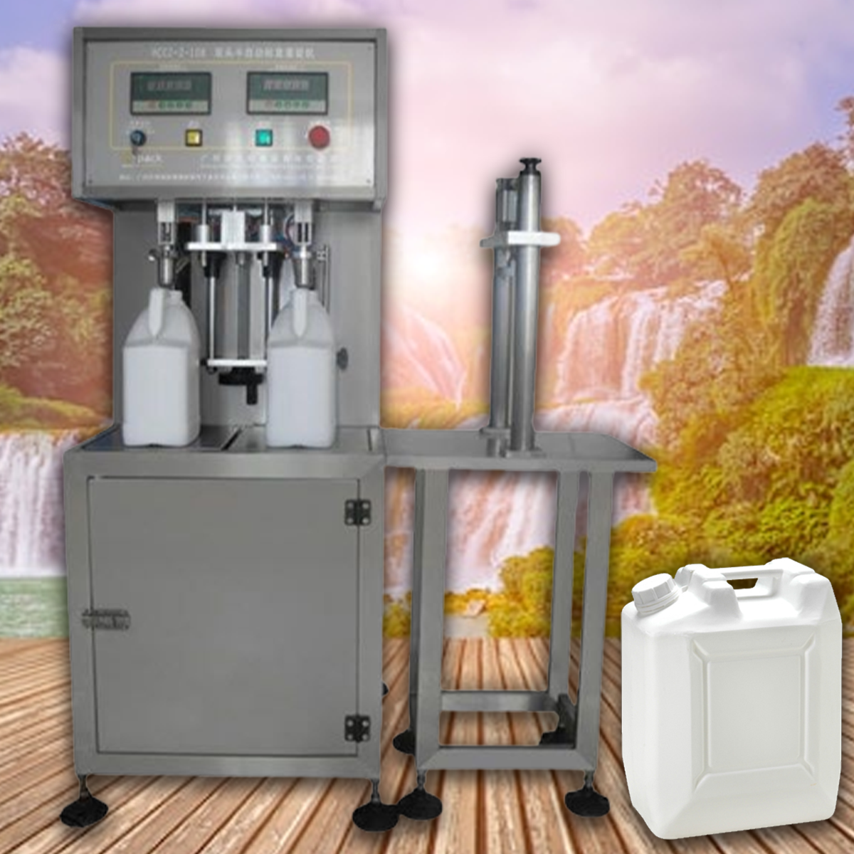 เครื่องบรรจุ ของเหลวลงถัง Bucket weighing filling machine มีหลายรุ่น กรุณาแจ้งเจ้าหน้าที่