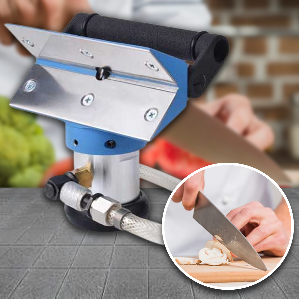 เครื่องลบมุม Edge Charmfering Machine ขนาดพื้นที่ 3x3 มม. เครื่องลบมุม ลับคม