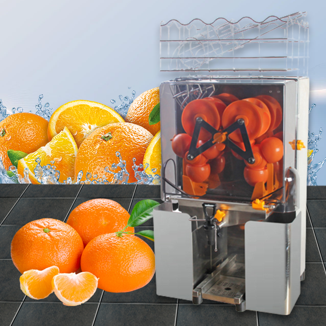 เครื่องคั้นน้ำส้ม น้ำมะนาว ทับทิม 46 kg 20pcs/min Automatic Juicer Commercial E-7