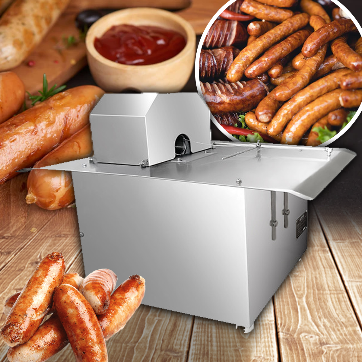 เครื่องมัดไส้กรอก ไส้กรอกอีสาน กุนเชียง ไฟฟ้า 180วัตต์ 220(V)30(kg) EY42A ,EY52A