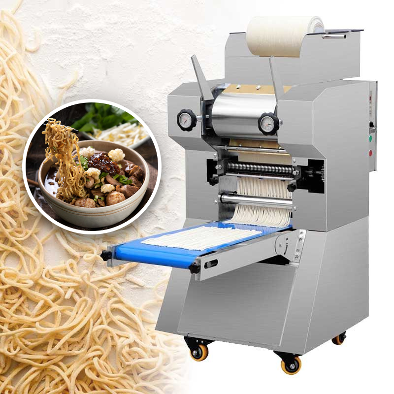 เครื่องรีดแป้ง ทำเส้นก๋วยเตี๋ยว Stainless Steel Noodle Making Machine เครื่องทำเส้นบะหมี่ รีดแป้ง