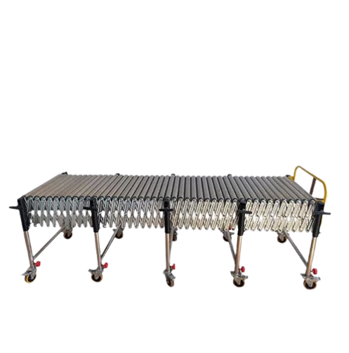 รางเลื่อนไม่ใช้พลังงาน Telescopic Gravity Roller Conveyor