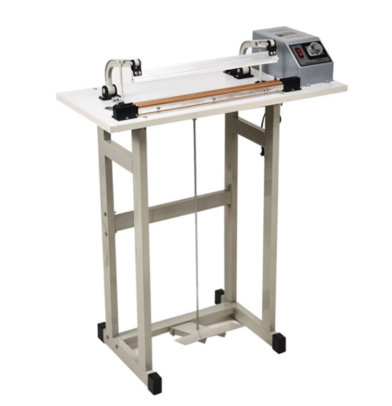 เครื่องซีลถุงเท้าเหยียบระบบตัดฟิล์มในตัว Foot Pedal Sealer with Film Cutting Function