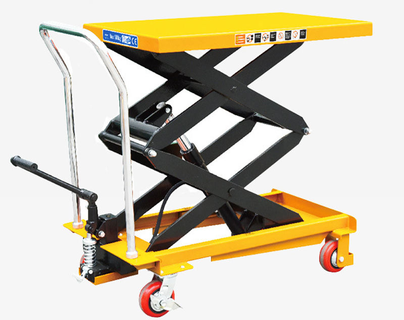รถยกไฮดรอลิค Hydraulic Lift Table สแตนเลส 304 ขนาด 1400x610 มม. ยกได้สูงสุด 1000 กก.