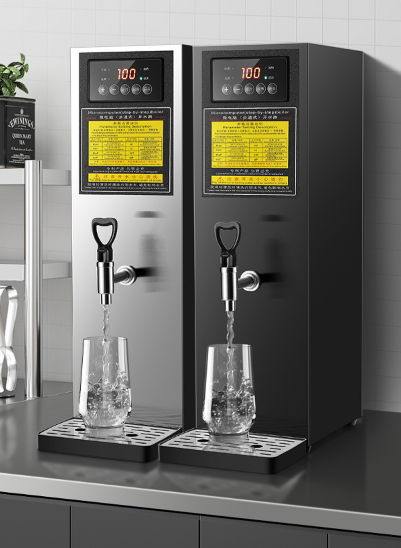 เครื่องจ่ายน้ำร้อนอัจฉริยะระบบดิจิตอล ความจุสูง สำหรับร้านอาหาร-ออฟฟิศ (Digital Hot Water Dispenser for Commercial Use)