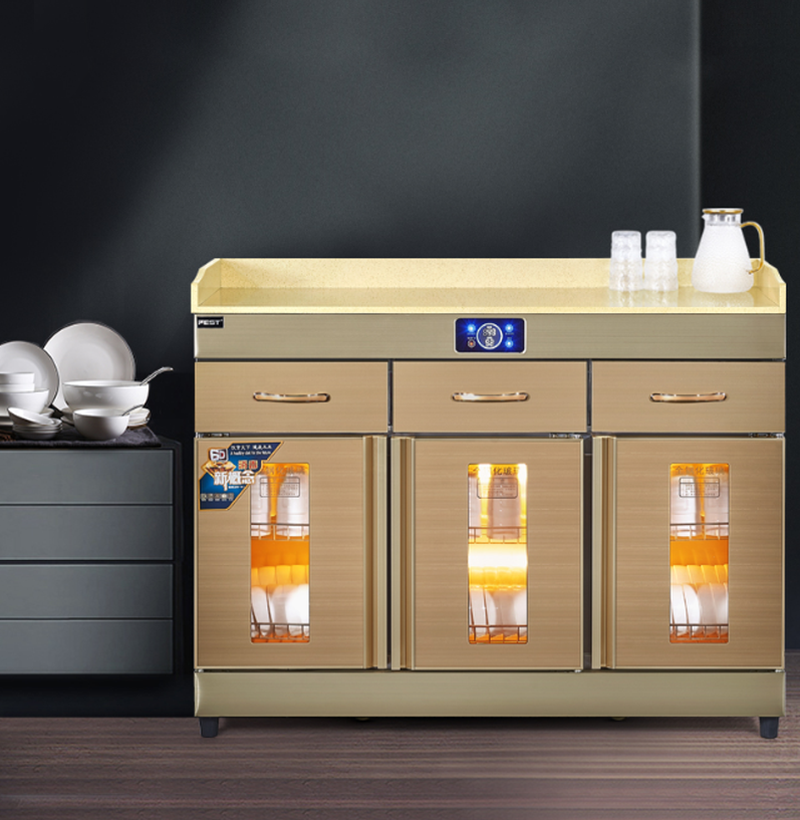 ตู้ฆ่าเชื้อจานระบบโอโซนและอินฟราเรด Ozone & Infrared Dish Sterilizer Cabinet 750mm รุ่น YTP280E