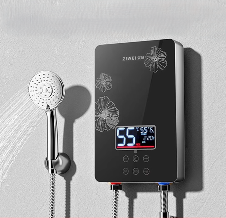 เครื่องทำน้ำอุ่นไฟฟ้า Electric Water Heater 6000W with ELCB Safety Switch ZIWEI รุ่น NI-60 ระบบป้องกันไฟรั่ว