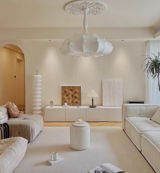 พรมทอแนวโมเดิร์นสีเทาอ่อน-ครีม ลายเรียบ-เรขาคณิต Modern Woven Area Rug - Light Grey Beige, Minimal & Geometric Pattern