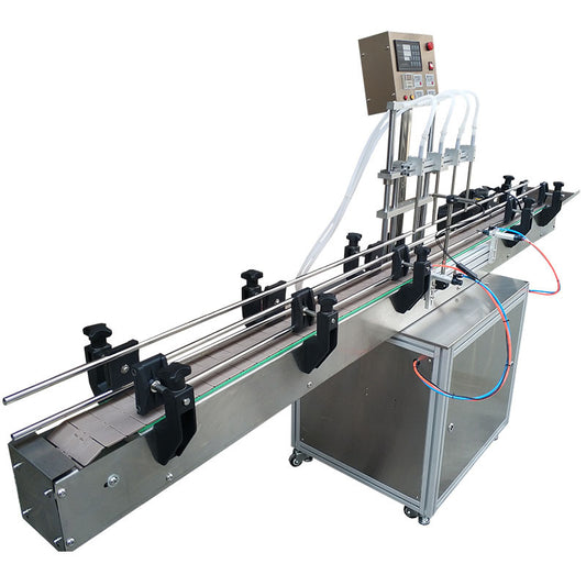 เครื่องบรรจุ ถัง 17 ลิตร 3 หัวจ่าย Semi-automatic 3 heads 17L high flow canning machine detergent