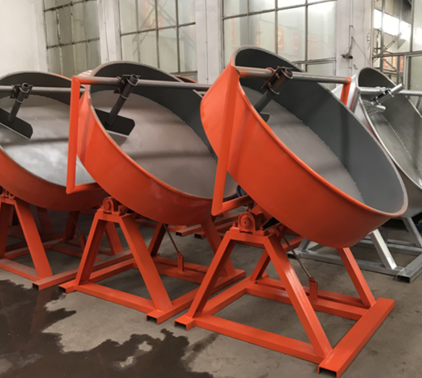 เครื่องปั่นปุ๋ย จานปั่นปุ๋ย fertilizer ball disc Stainless201 304 316 เหล็กชุบ สั่งทำได้ ขนาดจาน 0.5, 0.8, 1.0, 1.2, 1.5 เมตร สั่งตามขนาดได้