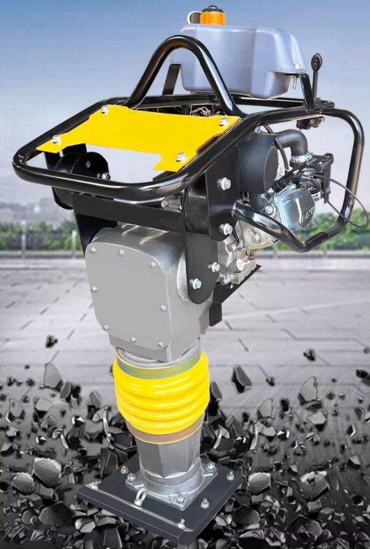 เครื่องตบดินกระโดด แรงกด 1 -3ตัน 10-13m/min หลายรุ่น แบบมอเตอร์ไฟฟ้า 220V/380V และ แบบน้ำมัน impact road surface vibration