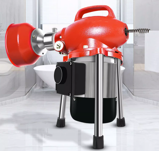 เครื่องล้างท่อไฟฟ้า sewer pipe dredging machine มอเตอร์ 900,1200,2200,2500,2800w ให้เลือก ขนาดสาย 17.5 -27.5