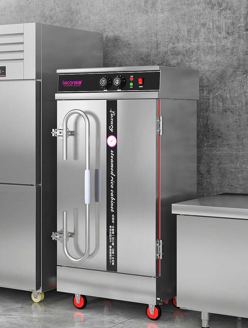 ตู้นึ่งไอน้ำไฟฟ้า Electric Food Steaming Cabinet Timer Temp Control ตู้นึ่ง ข้าว อาหาร แบบ ตั้วเวลา และปรับอุณหภูมิได้