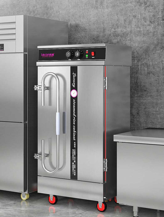 ตู้นึ่งไอน้ำไฟฟ้า Electric Food Steaming Cabinet Timer Temp Control ตู้นึ่ง ข้าว อาหาร แบบ ตั้วเวลา และปรับอุณหภูมิได้