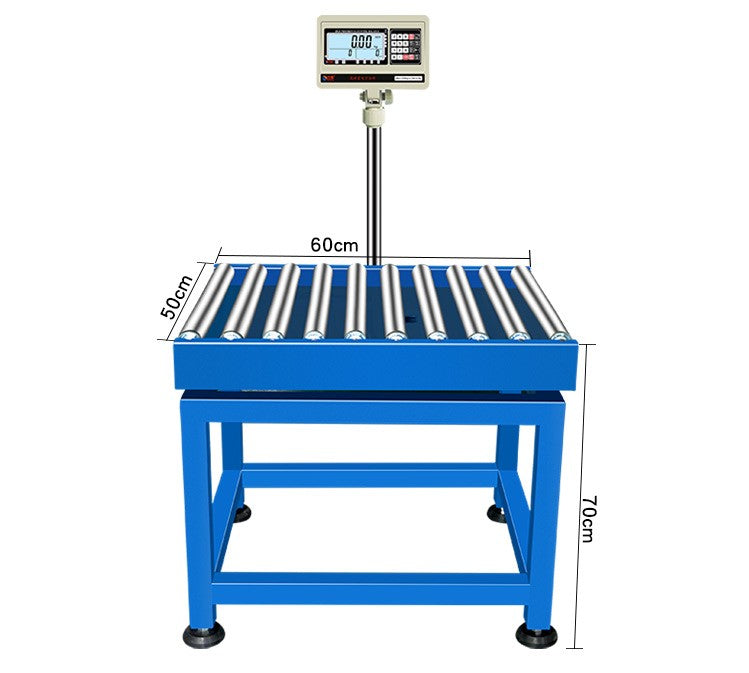 เครื่องชั่งน้ำหนักโรลเลอร์ และสายพาน roller electronic scale ETC-D+L มีรุ่นให้เลือก เครื่องชั่งต่อเนื่อง 0-150 กิโลกรัม