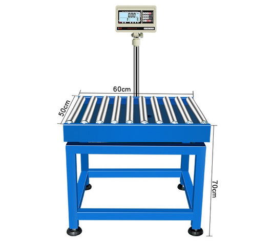 เครื่องชั่งน้ำหนักโรลเลอร์ และสายพาน roller electronic scale ETC-D+L มีรุ่นให้เลือก เครื่องชั่งต่อเนื่อง 0-150 กิโลกรัม