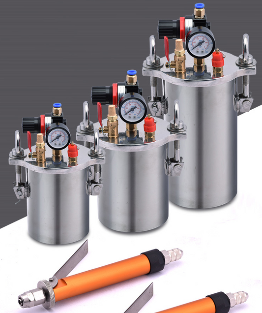 เครื่องจ่ายกาว NT-1100 Large Flow Dispensing Machine Pneumatic Glue Injection Gun รุ่น 1L, 2L, 3L, 5L