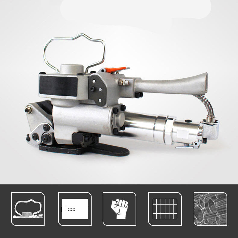 เครื่องรัดกล่อง แพ็คของ ต่อปั๊มลม รุ่น DT-A19 Electric Pneumatic Packing Machine สำหรับ PET,PP