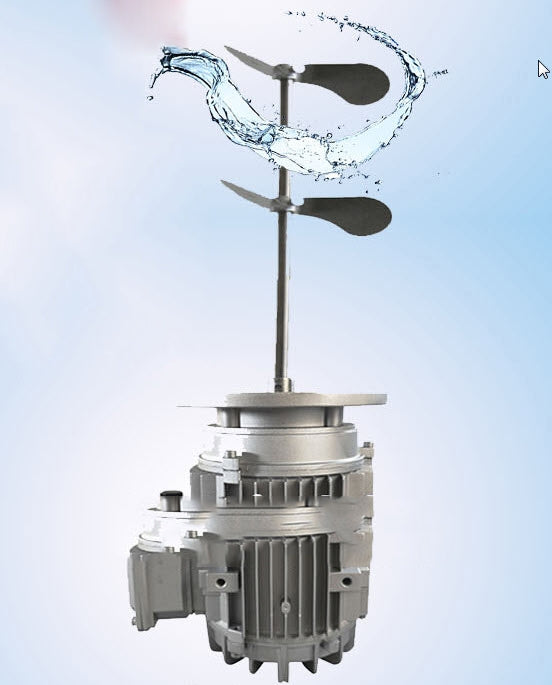 เครื่องผสมกวนของเหลว Speed Mixer 0.55kW 750W สำหรับผสมของเหลวอย่างมีประสิทธิภาพ เหมาะสำหรับอุตสาหกรรมอาหารและเครื่องดื่ม