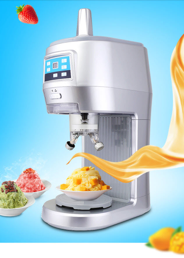 เครื่องทำบิงซู น้ำแข็งใสเกล็ดหิมะ Snowflake Ice Machine Maker รุ่น BY-208S เครื่องไสน้ำแข็งปุยหิมะไฟฟ้า