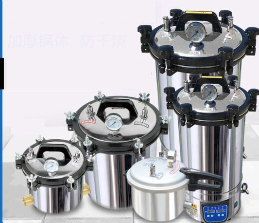 เครื่องฆ่าเชื้อแรงดัน sterilizer pressure steam sterilizer laboratory แรงดัน 0.22MPA 220V ความร้อน 126-128 องศา