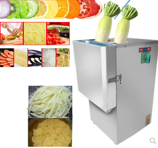 เครื่องหั่นผักเป็นแว่น หั่นผลไม้เป็นแว่น slicer, fruit, potato, radish shredding machine, cucumber multi-function