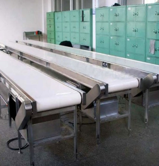 สายะพานลำเลียงอาหาร PU belt food grade 50mm ความยาว 10เมตร ทนทานต่อสารเคมี เหมาะสำหรับอุตสาหกรรมอาหารและเครื่องดื่ม