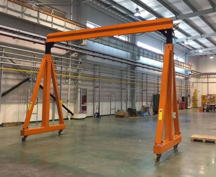 เครนขาขนาดใหญ่  A เฟรม ปรับได้ทำตามแบบ mobile gantry crane Customized