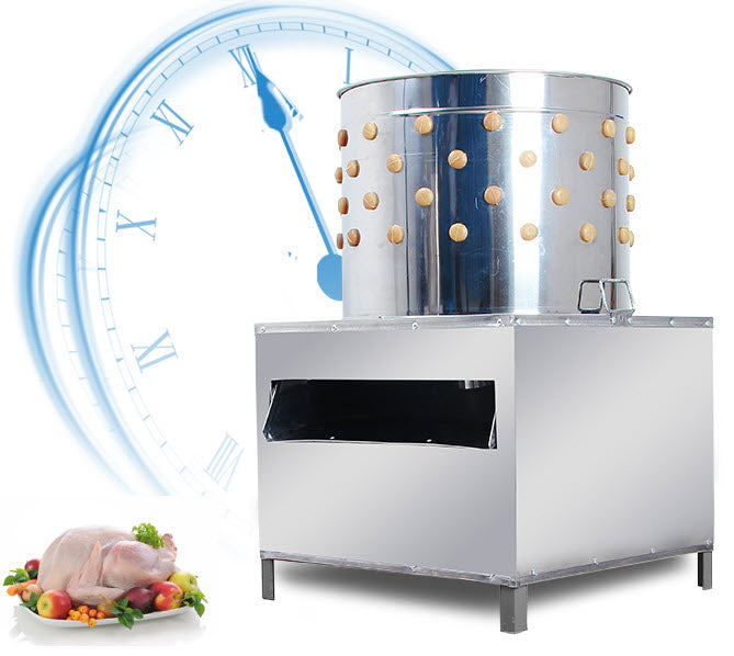 เครื่องถอนขนไก่ เครื่องถอนขนนกกระทา Chicken Dove Feather Plucking Machine