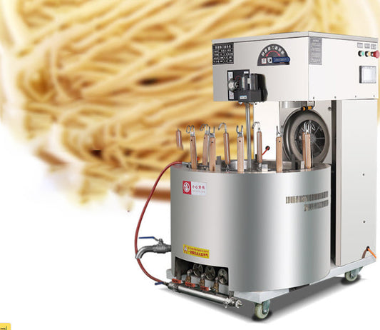 เครื่องกดเส้นก๋วยเตี๋ยว พร้อมลวก 0.75kw 130kg ss304 220V automatic noodle machine cooking