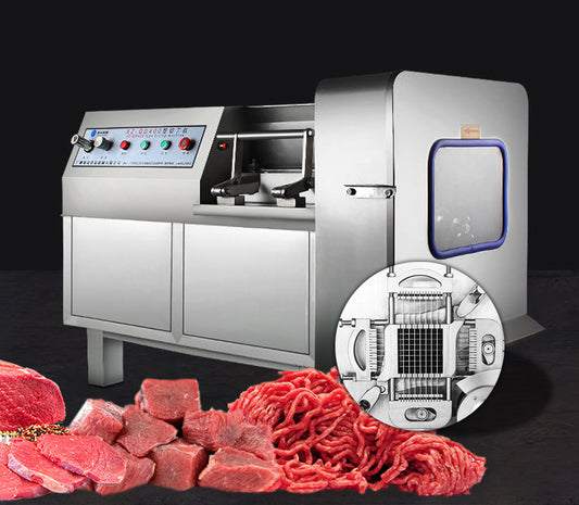 เครื่องหั่นเต๋า เนื้อสัตว์ หมู เนื้อวัว XZ-QD400 dicing machine large meat products equipment