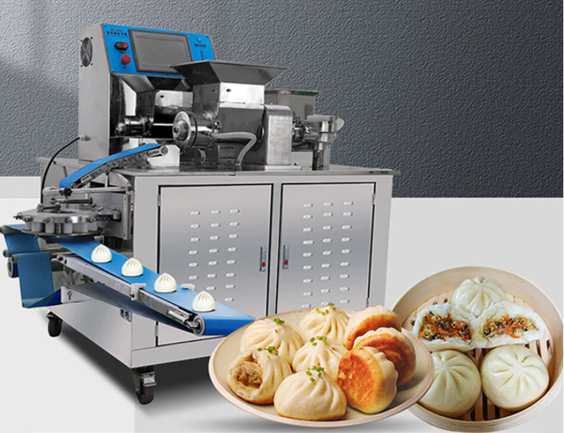 เครื่องปั้นซาลาเปา อัตโนมัติ XZ-390 2.8KW Steamed Bun Machine Fully Automatic