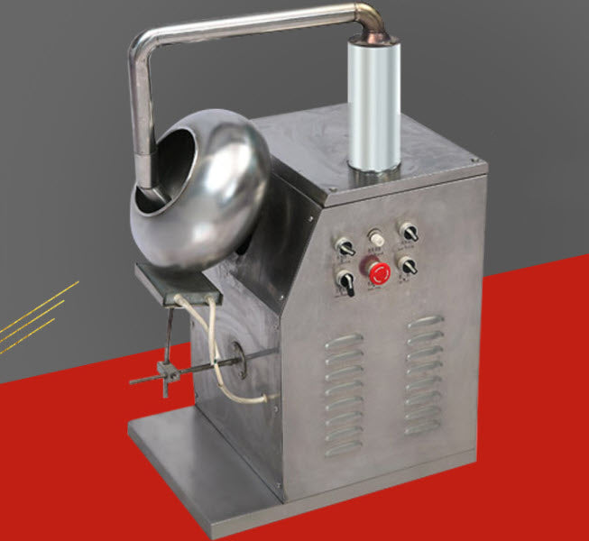 เครื่องเคลือบน้ำตาล เม็ดขนาดไม่เกิน 300 มม. Sugar coating machine 0.9kw 65KG