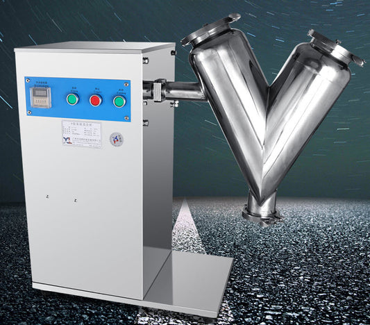 เครื่องหมุนผสมผง ขนาดเล็ก ถังทรง V STAINLESS STEEL V-TYPE MIXER