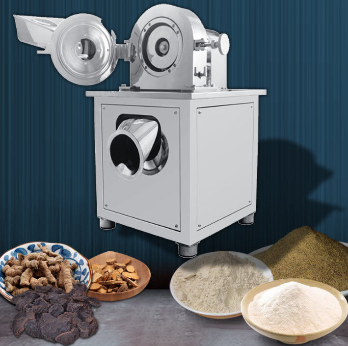 เครื่องบดผงละเอียด ultra-fine สมุนไพร 5200（r/min）3KW 20-150（kg/h）stainless steel food ->ต้องบดหยาบมาก่อน