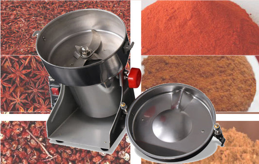 เครื่องบดผง สมุนไพร 1.8（KW） 25000（r/min） 10.5（kg）ขนาดเล็ก small household ultrafine grinder grains