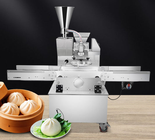 เครื่องปั้นซาลาเปา เรียงถาด Automatic Steamed Bun Maker with Adjustable Settings, Easy to Use, Perfect for Home and Commercial Use