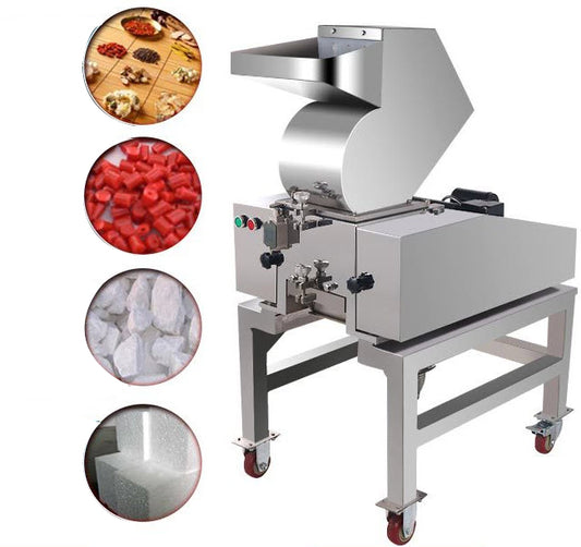 เครื่องบดผง บดหยาบ Stainless Steel 201 Crusher Shredder Machine วัสดุสเตนเลส รุ่น PE-180S