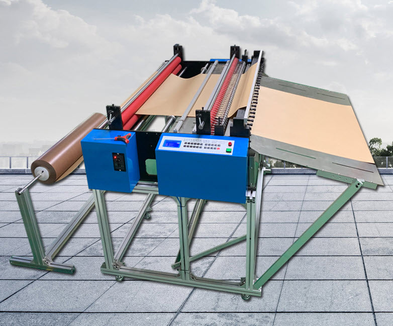 เครื่องตัดสตี๊กเกอร์สายพาน cutting machine automatic feeding pvc รุ่น HM-1500ST